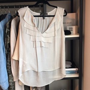 BCBG Maxazria Polyester High Low Tank Top